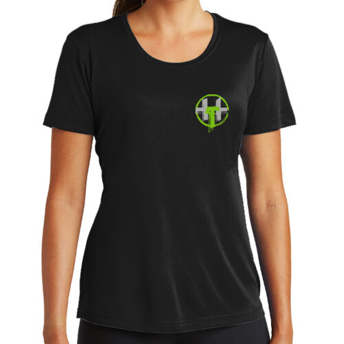Hardcorps Training - Ladies PosiCharge ® Competitor™ Tee - Green Thumbnail