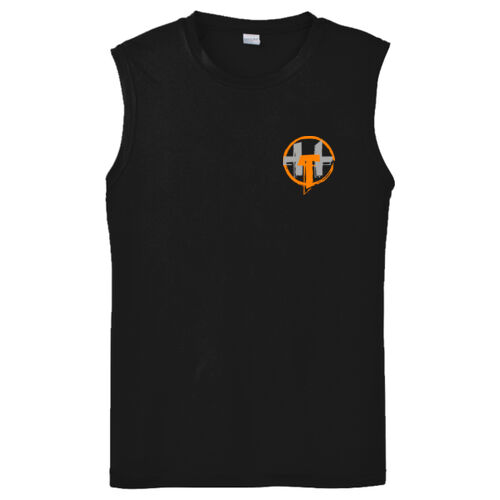 Hardcorps Training - Sleeveless PosiCharge ® Competitor™ Tee - Orange Thumbnail