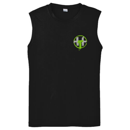 Hardcorps Training - Sleeveless PosiCharge ® Competitor™ Tee - Green Thumbnail