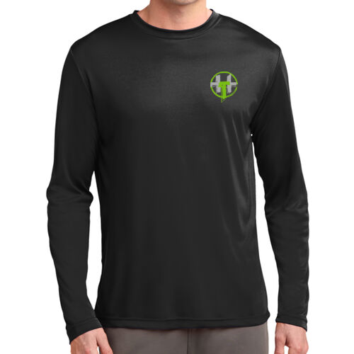 Hardcorps Training - Long Sleeve PosiCharge ® Competitor™ Tee - Green Thumbnail