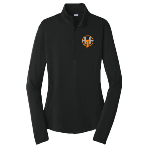 Hardcorps Training - Ladies PosiCharge ® Competitor ™ 1/4 Zip Pullover - Orange Thumbnail