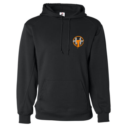 Hardcorps Training - Performance Fleece Hooded Sweatshirt - Orange Thumbnail
