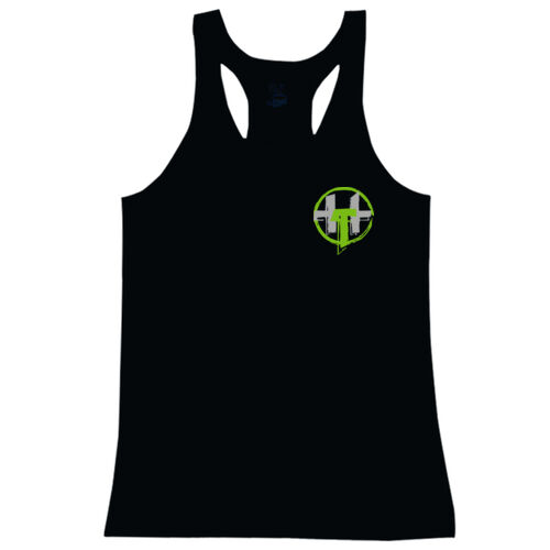 Hardcorps Training - B-Core Women's Racerback Tank Top - Green Thumbnail
